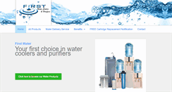 Desktop Screenshot of firstwater.co.za