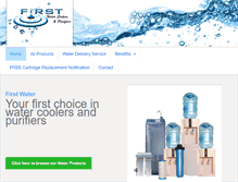 Tablet Screenshot of firstwater.co.za